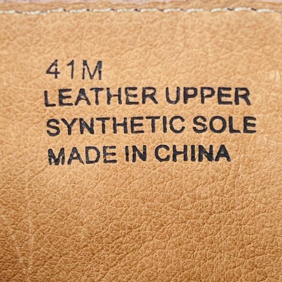 Anthropologie Biala Alyssa Brown Wedge Bootie Size 10 Luxury Leather Lace & Zip - Picture 7 of 16